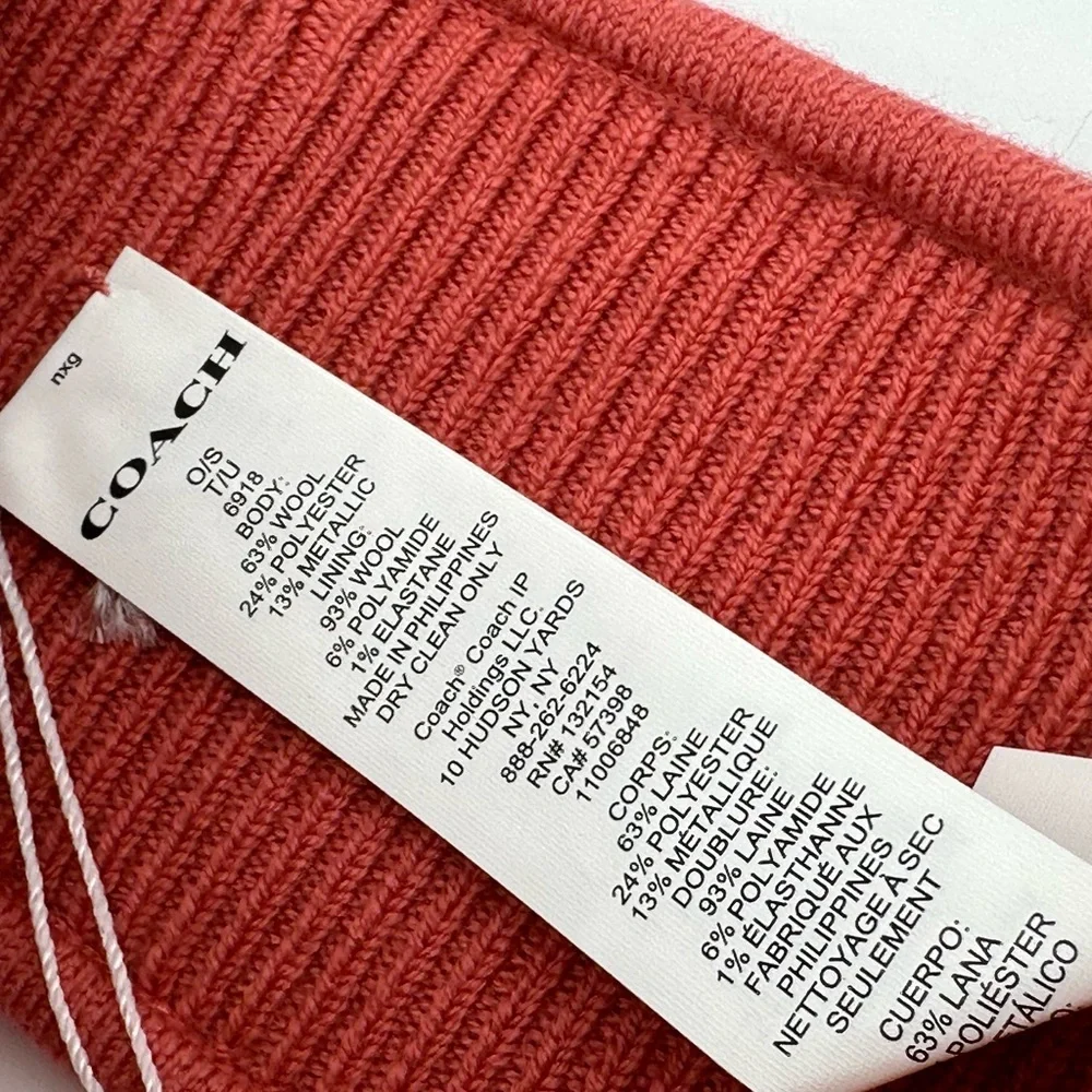 Coach Signature Knit Headband